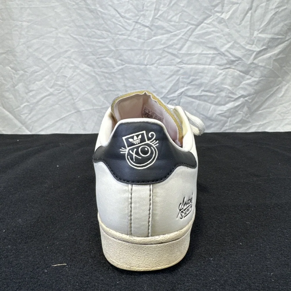 Adidas André Saraiva x Superstar Chalk White Black Size 9.5